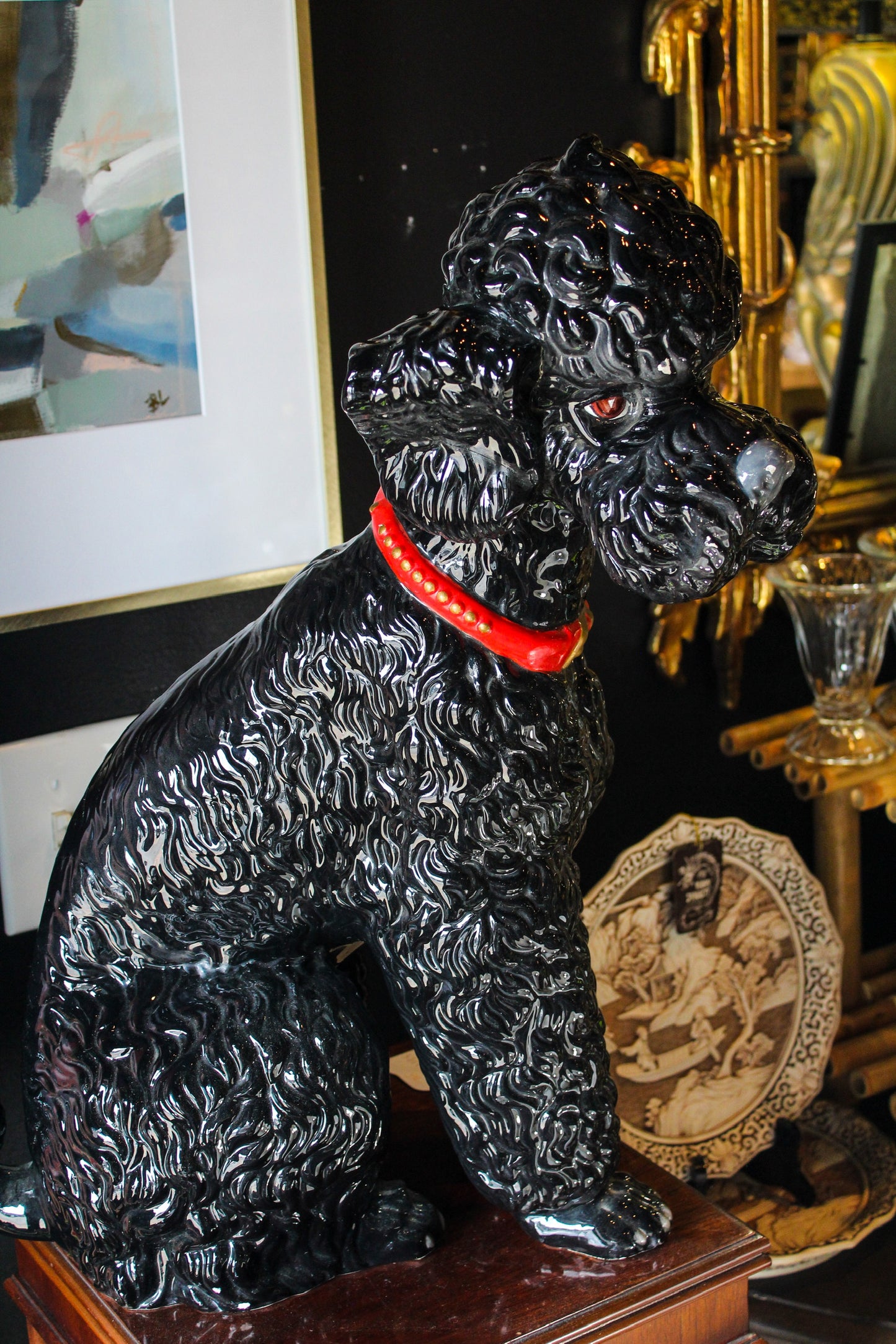 Poodle Statue