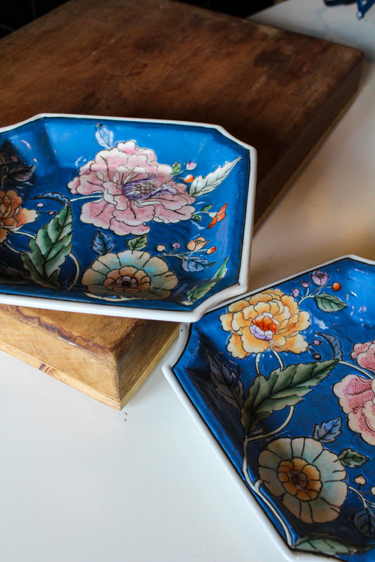 Floral Vintage Plates